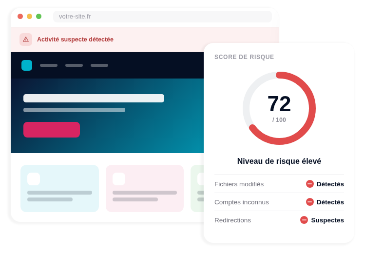 Détection des symptômes d'un site WordPress piraté