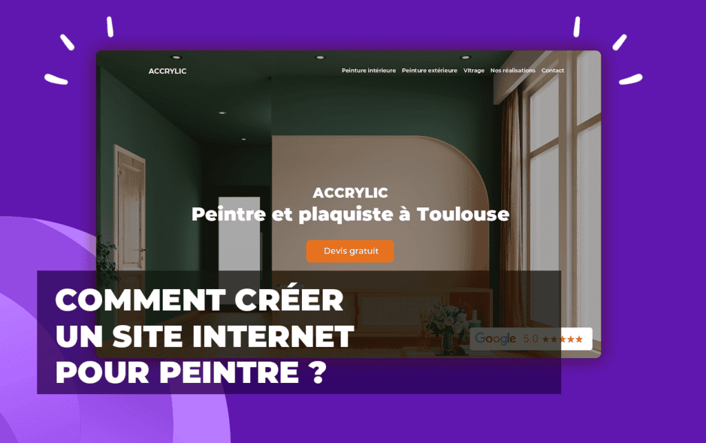 Créer un site internet pour peintre