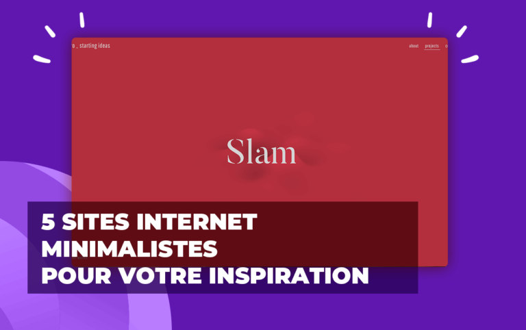 5 sites internet minimalistes