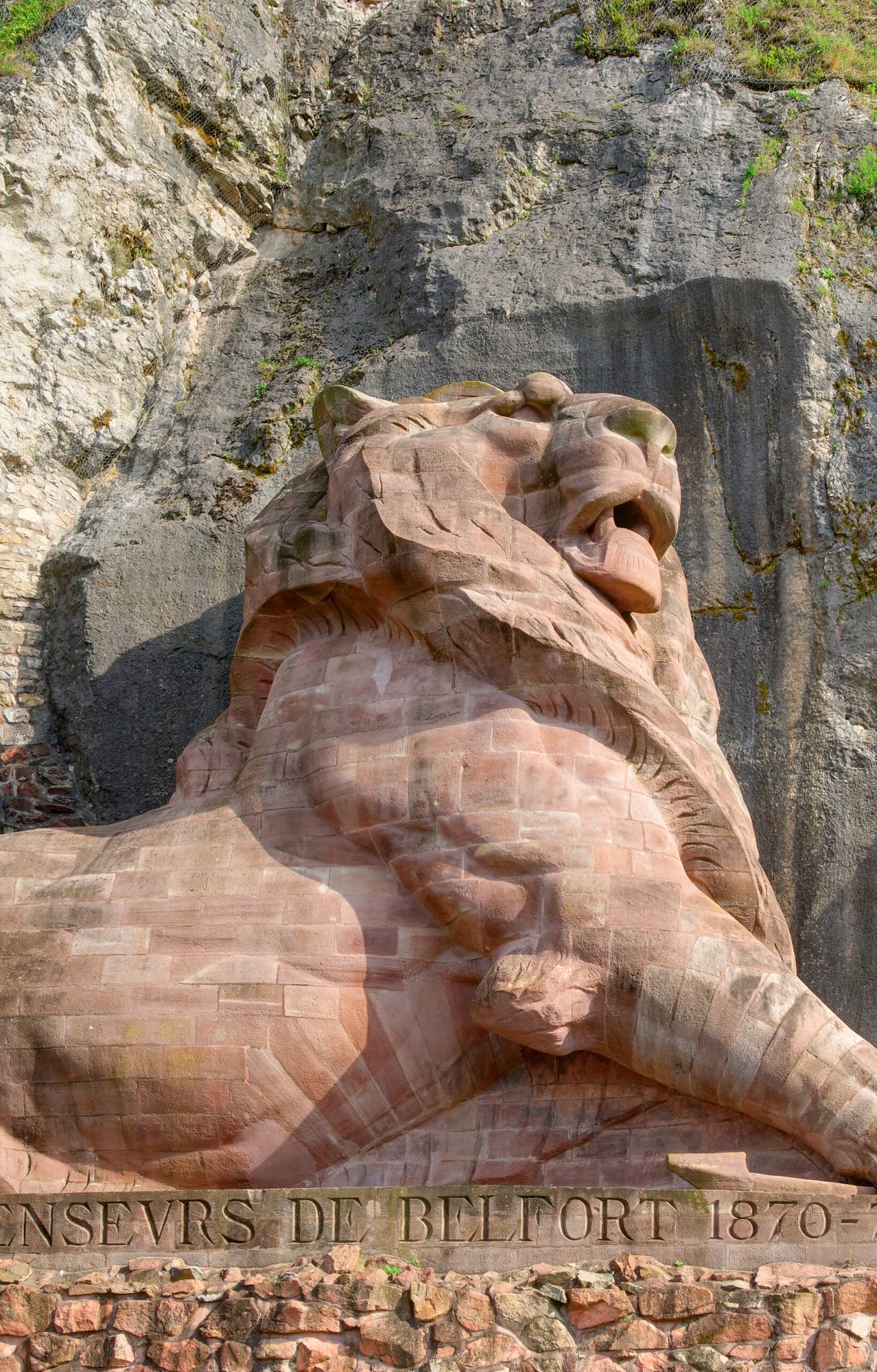 Lion de BARTHOLDI près de Delle