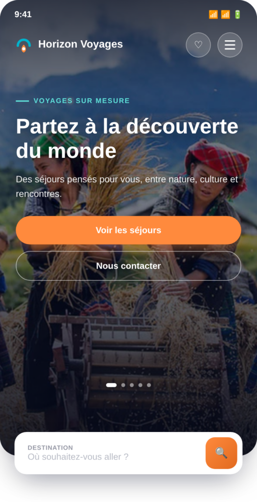 Webdesign sur Mobile et tablette