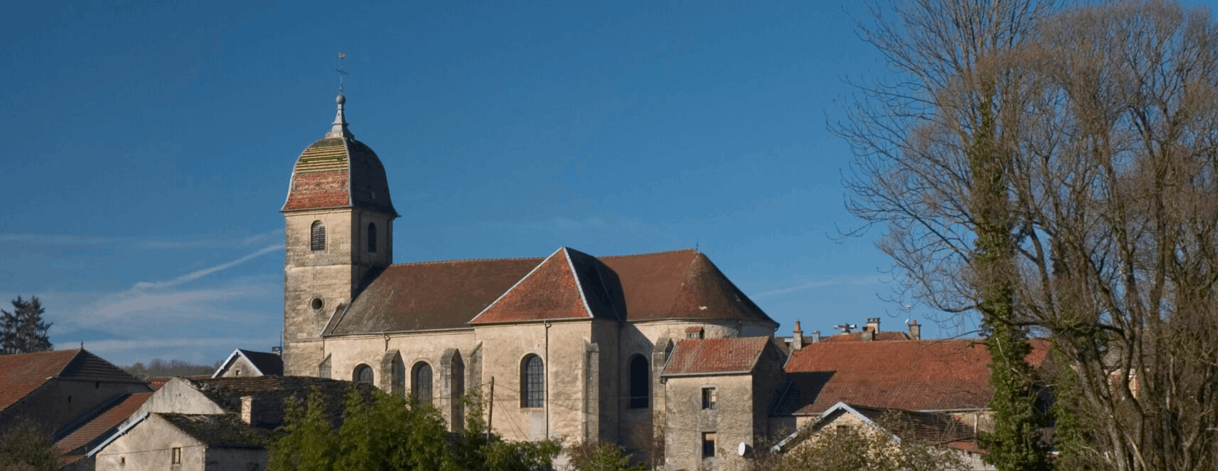 Vue du village de Villers-lès-Luxeuil, en Haute-Saône